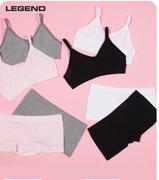 Legend 2 Pack Girls Crop Top-Per 2 Pack