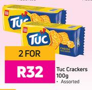 Tuc Crackers Assorted-For 2 x 100g