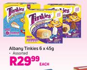 Albany Tinkies Assorted-6 x 45g Each