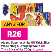 Albany Superior White Or Thick Slice White 700g Everyday White Or Thick Slice White 700g-For Any 2