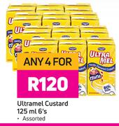 Ultramel Custard Assorted-For Any 4 x 6 x 125ml