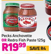 Pecks Anchovette Or Redro Fish Paste-125g