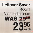 Addisware Leftover Saver Assorted Colours-400ml Each