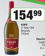 KWV 3 Year Old Brandy-750ml