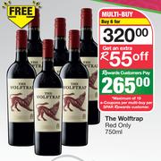 The Wolftrap Red Only-For 6 x 750ml