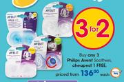 Philips Avent Soothers-Each