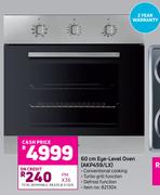 Whirlpool 60cm Eye Level Oven (AKP459/LX)
