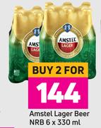 Amstel Lager Beer NRB 6 x 330ml-For Any 2