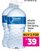 aQuelle Natural Still Spring Water-For 2 x 5Ltr