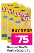 Danone UltraMel Vanilla Custard-For 3 x 1Ltr