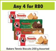 Bakers Tennis Biscuits Assorted-For Any 4 x 200g