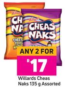 Willards Cheas Naks Assorted-For Any 2 x 135g