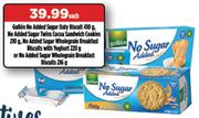 Gullon No Added Sugar Oaty Biscuit 430g,No Added Sugar Twins Cocoa Sandwich Cookies 250g & Others-EA