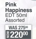 Revlon Pink Happiness EDT Assorted-50ml 
