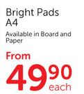 Bright Pads A4-Each