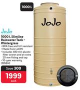Jojo 1000Ltr Slimline Rainwater Tank (Wintergrass)