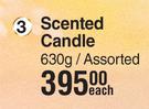 Price's Candles Scented Candle Assorted-630g Each