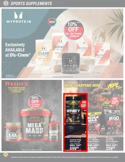 Dis-Chem : Healthy Living Foods & Sports (12 September - 13 October 2024), page 20
