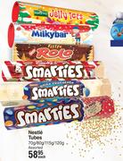 Nestle Tubes Assorted-70g/80g/115g/120g Each