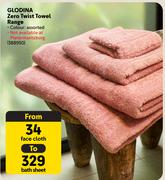 Glodina Zero Twist Towel Range (Face Cloth)