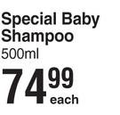 Purity Special Baby Shampoo-500ml Each