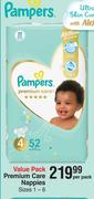 Pampers Premium Care Nappies-Per Pack