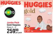 Huggies Gold Nappies Jumbo Pack-Per Pack