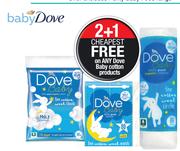 Baby Dove Fine Cotton Wool Circles-80 Circles Each