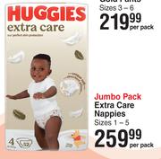 Huggies Extra Care Nappies Jumbo Pack-Per Pack