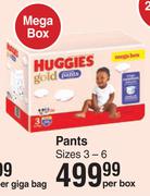 Huggies Pants (Sizes 3-6)-Per Box