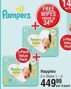 Pampers Nappies-Per 2 Pack