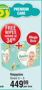 Pampers Nappies (Size 3-5)-Per Box