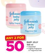 Johnson's Baby Jelly Assorted-2X500ml