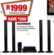 Special Telefunken 5.1 Channel Tall Boy Home Theatre System THT-538HDMI â www.guzzle.co.za