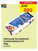 Porcelain 20Kg Tile Adhesive 12 Hour Adiselex P9