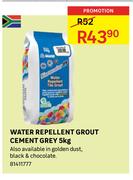 Water Repellent Grout 5Kg Cement Grey