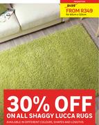 Shaggy Lucca Rugs 60 x 120cm