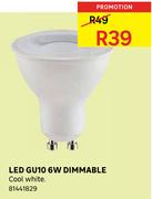 LED GU10 6W Dimmable