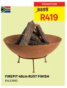 Firepit 48cm Rust Finish