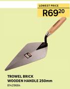 Trowel Brick Wooden Handle 250mm