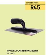 Trowel Plastering 280mm