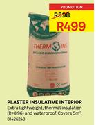 Plaster Insulative Interior