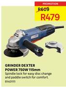 Grinder Dexter Power 750W 115mm