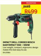 Impact Drill Corded Bosch Easy Impact 550-550W