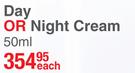 Eucerin Hyaluron Filler + Volume Lift Day Or Night Cream-50ml Each