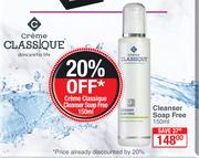 Creme Classique Cleanser Soap Free-150ml