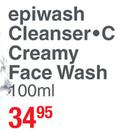 Epiwash Cleanser C Creamy Face Wash-100ml