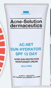 Acne Solution Dermaceutics Sun Hydrator SPF15 Day Cream-75ml
