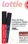 Lottie Stay All Day Longwear Matte-Liquid Lipstick (Assorted Colours)-Each