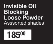BLK/OPL Invisible Oil Blocking Loose Powder (Assorted Shades)